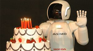 Hondas Asimo robot celebrates its 10th birthday